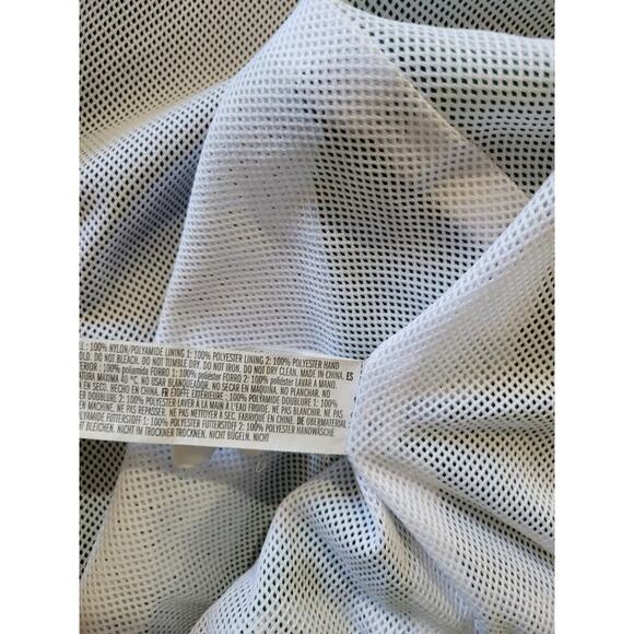 Forever 21 men's blue green colorblock zip-up Windbreaker jacket - xl - Picture 7 of 8